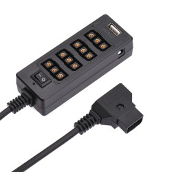 Andoer D-Tap B Tipi Soket D-tap Erkek-8 Portlu Güç Kaplosu D9817 - Andoer