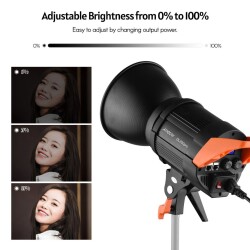 Andoer DL200 Pro (200watt) Bicolor Video Çekim Işığı - 6