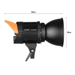 Andoer DL200 Pro (200watt) Bicolor Video Çekim Işığı - 5