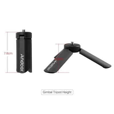 Andoer Mini Masa Üstü Katlanabilir Tripod D5203 - 4