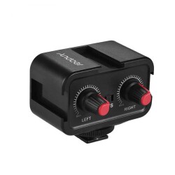 Andoer WS-VS Çift Kanallı Mikrofon Ses Mikseri - Andoer