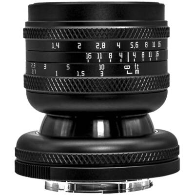 AstrHori 50mm f/1.4 Tilt Lens (Sony E, Siyah) - 1