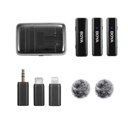 Boya BoyaLink All-in-one Çift Kanal Kablosuz Mikrofon - Boya (1)