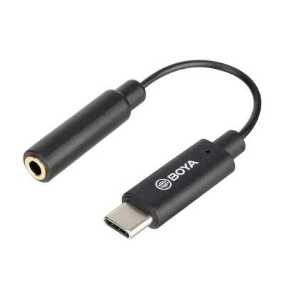 Boya BY-K4 Android Type-c 3.5mm Mikrofon Çevirici - 1