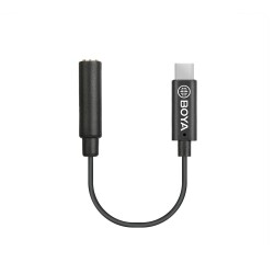 Boya BY-K9 3.5mm TRRS / USB Type-C Mikrofon Adaptörü - Boya