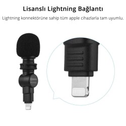 Boya BY-M100D Kompakt Lightning Telefon Mikrofonu ( iPhone için ) - Boya (1)