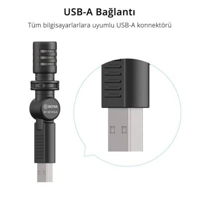 Boya BY-M100UA Kompakt USB Bilgisayar Mikrofonu - 2