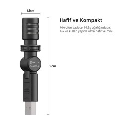 Boya BY-M100UA Kompakt USB Bilgisayar Mikrofonu - 4