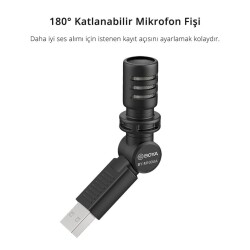 Boya BY-M100UA Kompakt USB Bilgisayar Mikrofonu - 3