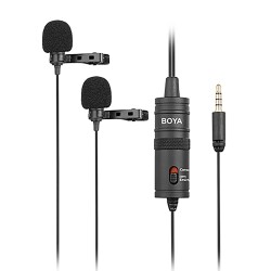 Boya BY-M1DM Çok Yönlü İkili Yaka Mikrofonu - 1