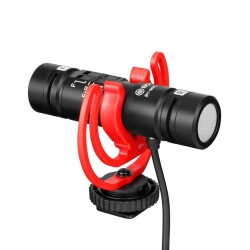 Boya BY-MM1 Pro Çift Kafalı Shotgun Mikrofon - Boya (1)