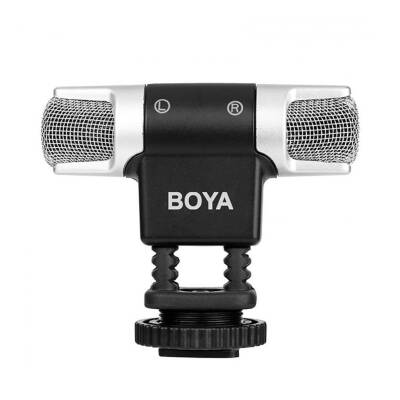 Boya BY-MM3 Çift Kafa Mini Stereo Mikrofon - 2