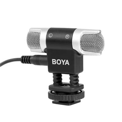 Boya BY-MM3 Çift Kafa Mini Stereo Mikrofon - 3