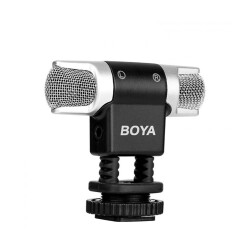 Boya BY-MM3 Çift Kafa Mini Stereo Mikrofon - Boya