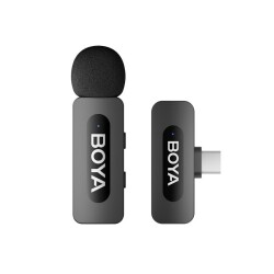 Boya BY-V10 Type-C Kompakt Kablosuz Yaka Mikrofonu (Yeni Versiyon) - Boya