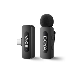 Boya BY-V10 Type-C Kompakt Kablosuz Yaka Mikrofonu (Yeni Versiyon) - Boya (1)