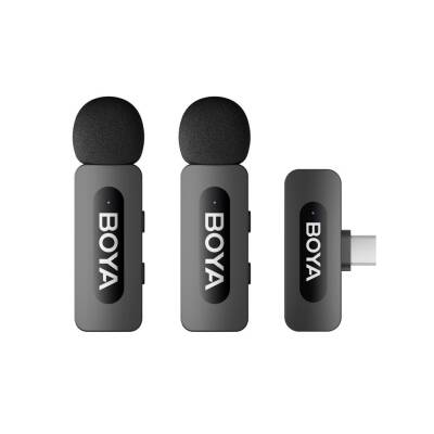 BOYA BY-V20 Type-C Kompakt Kablosuz Yaka Mikrofonu (Yeni Versiyon) - 1