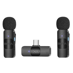 Boya BY-V20 Ultra Kompakt Android İkili Kablosuz Mikrofon (Type-C) - 3