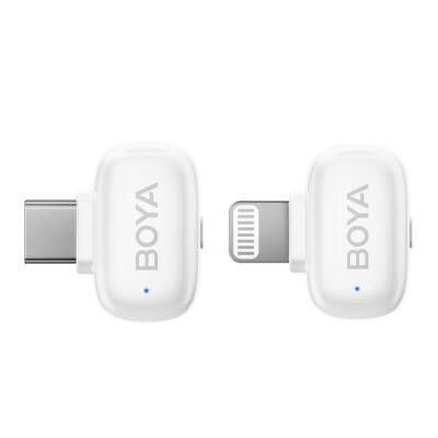 Boya Mini Wireless Yaka Mikrofonu - Beyaz - 4