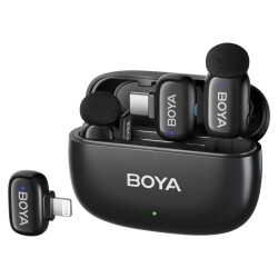 Boya Mini Wireless Yaka Mikrofonu - Siyah - Boya