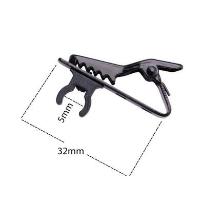 Boya Yaka Mikrofonu İçin Universal Yaka Klipsi - 2