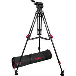 Cartoni Focus 12 Red Lock Sistem (100mm Top) Tripod - 1