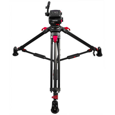 Cartoni Focus 12 Red Lock Sistem (100mm Top) Tripod - 3