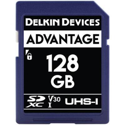 Delkin ADVANTAGE 128GB SD UHS-I V30 Hafıza Kartı - 1