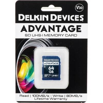 Delkin Advantage 64GB SD UHS-I V30 Hafıza Kartı - 2