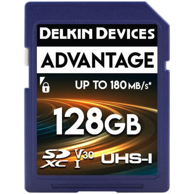 Delkin Devices 128GB ADVANTAGE UHS-I SDXC Hafıza Kartı - 1