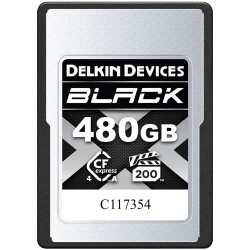 Delkin Devices 480GB BLACK CFexpress Type A 4.0 Memory Card - Delkin