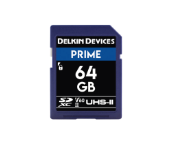 Delkin Devices 64GB Prime UHS-II SDXC (V60) Hafıza Kartı - Delkin