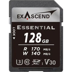 Exascend 128GB Essential UHS-I SDXC Hafıza Kartı V30 - Exascend