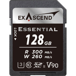 Exascend 128GB Essential UHS-II SDXC Hafıza Kartı V90 - Exascend