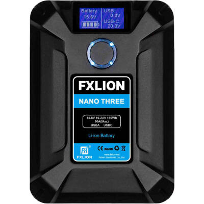 Fxlion Nano THREE (150Wh) 14.8V Ultra-Compact V-Mount Batarya - 2