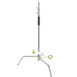 GVM C360 Turtle Tabanlı C-Stand ve Çapraz Kol Bom Kiti (10,5') - 4