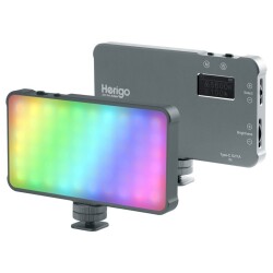 Herigo HR-PH003 RGB LED Video Işığı 2500-9900K Type-C - Herigo