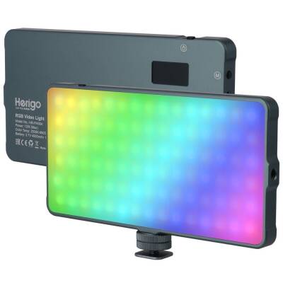Herigo HR-PH004 RGB LED Video Işığı 2500-9900K Vlog Işığı - 1