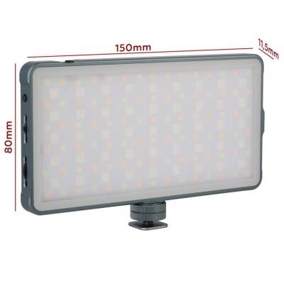 Herigo HR-PH004 RGB LED Video Işığı 2500-9900K Vlog Işığı - 2