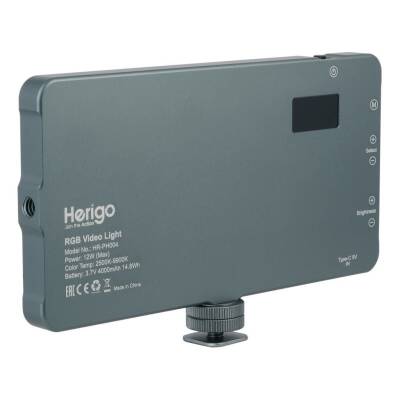Herigo HR-PH004 RGB LED Video Işığı 2500-9900K Vlog Işığı - 3