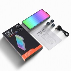 Herigo HR-PH004 RGB LED Video Işığı 2500-9900K Vlog Işığı - 4