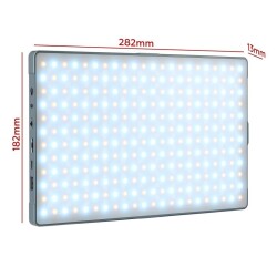 Herigo HR-PH005 RGB Panel LED Video Işığı 24W 23000mAh 2500-9900K - 3
