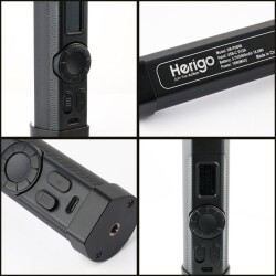 Herigo HR-PH006 32cm RGB LED Tube Video Light 2500-9900K Type-C Şarjlı Işık - 3