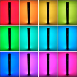 Herigo HR-PH006 32cm RGB LED Tube Video Light 2500-9900K Type-C Şarjlı Işık - 5