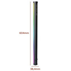 Herigo HR-PH007 60cm RGB LED Tube Video Light 2500-9900K Type-C Şarjlı Işık - 2