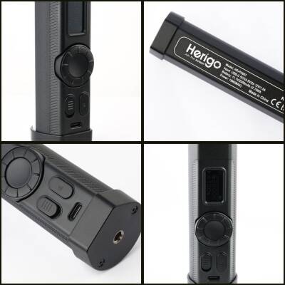 Herigo HR-PH007 60cm RGB LED Tube Video Light 2500-9900K Type-C Şarjlı Işık - 3