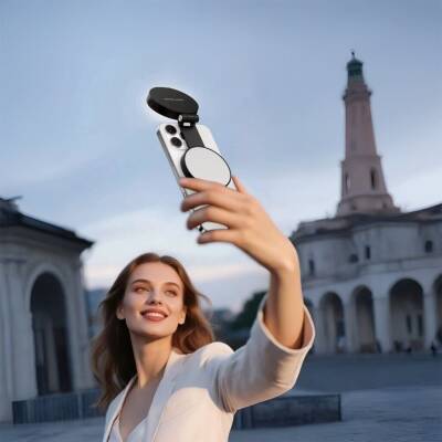 Herigo HR-PH010 Aynalı Manyetik Selfie Işığı Telefon Standı - 6