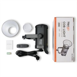 Herigo HR-PH200Bi 200W Bi-Color Fotoğraf ve Video LED Işık - 4