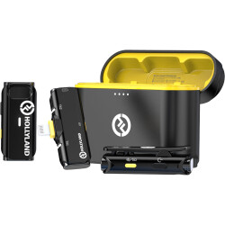 Hollyland LARK C1 DUO 2 Kişilik Kablosuz Mikrofon Sistemi (iOS )(Siyah, 2,4 GHz) - Hollyland