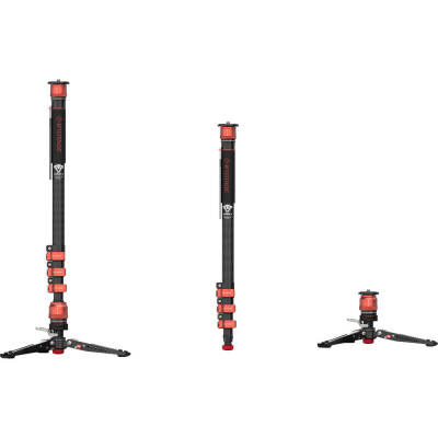 iFootage Cobra 3 Monopod & Komodo K5S Fluid Tripod Kafası - 5